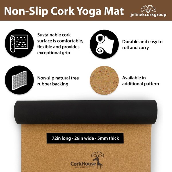 Benefits of this cork yoga mat